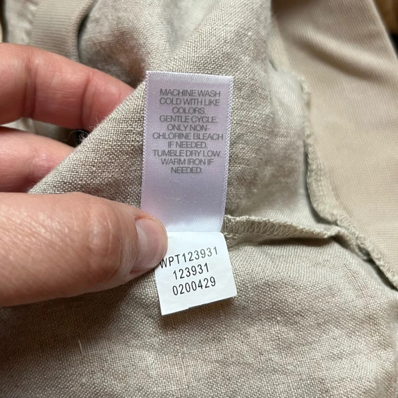 J. JILL Linen Stretch Pull On Pants - Picture 7 of 8